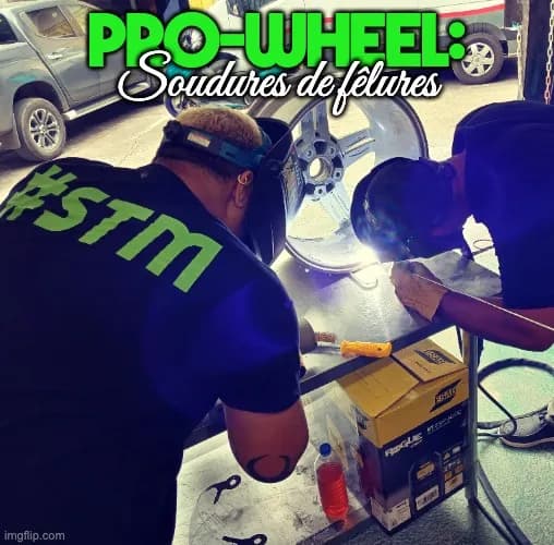 PRO-WHEEL : soudure sur jante aluminium