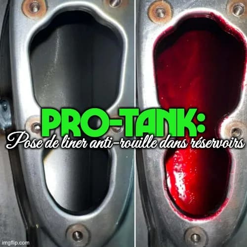 PRO-TANK : pose de liner anti-rouille dans un réservoir neuf