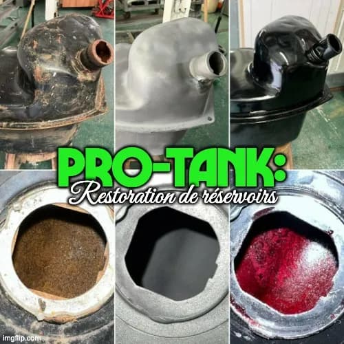PRO-TANK : rénovation intérieur/extérieur de réservoir moto