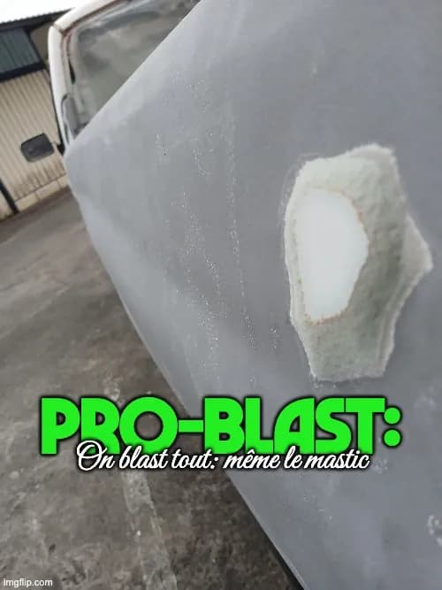 PRO-BLAST : sablage de peinture, rouille et mastic
