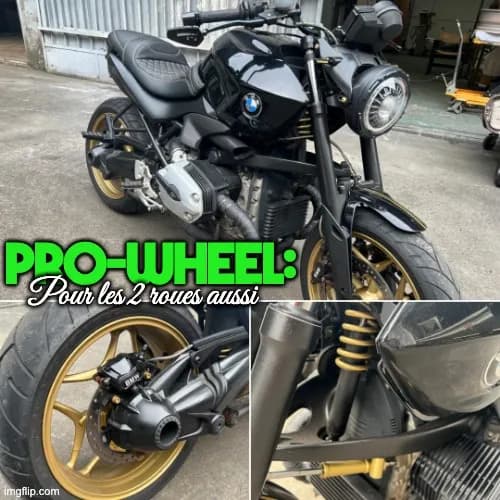 PRO-WHEEL : thermolaquage sur jante de moto