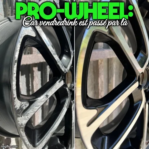 PRO-WHEEL : réparation d'une jante griffée