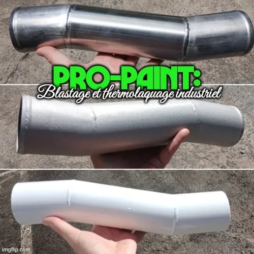 PRO-PAINT : décapage et thermolaquage de tuyauterie industrielle