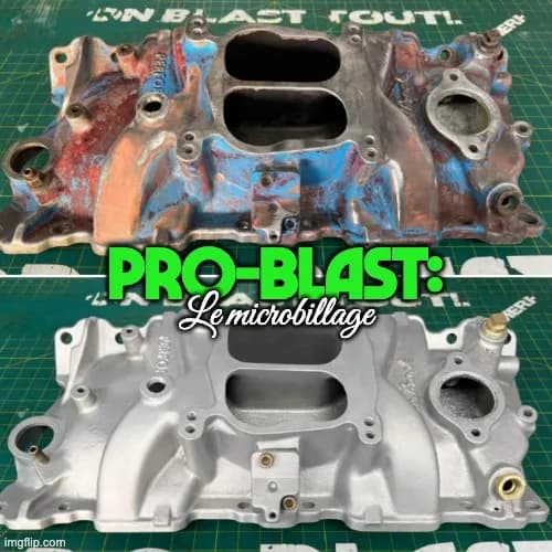 PRO-BLAST : microbillage de carter et couvre-culasse