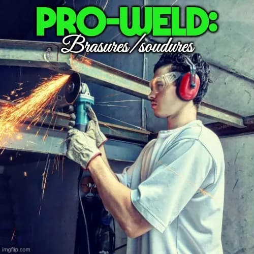 PRO-WELD : réparation de brasure sur tube